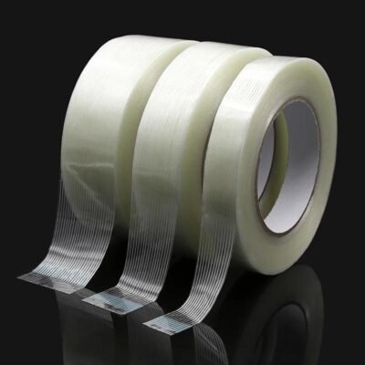 Ruban adhésif en fibre rayée pour batterie au lithium