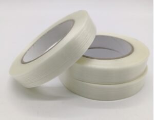 Ruban adhésif en fibre rayée pour batterie au lithium